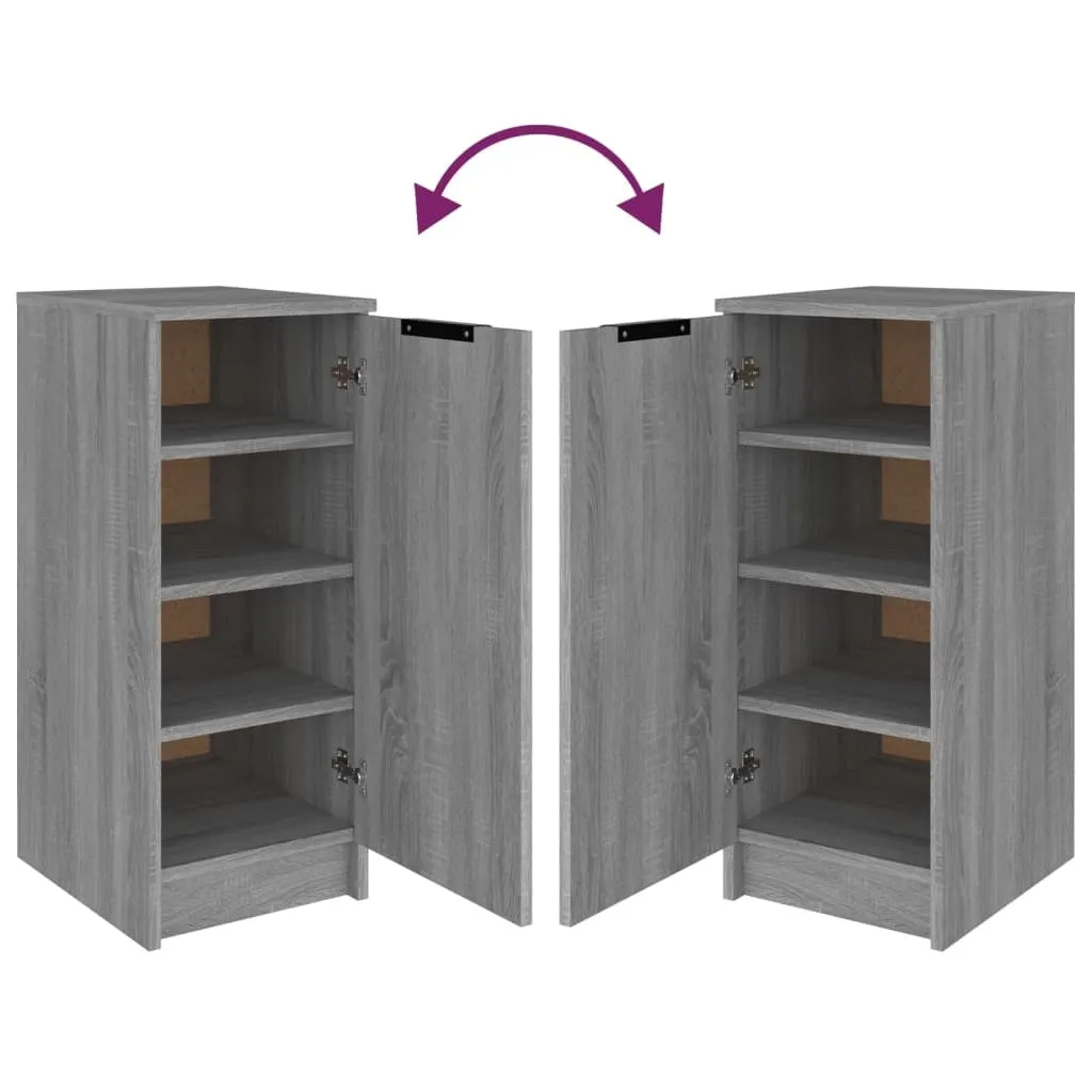 Scarpiera Economica Grigio Sonoma 30x35x70 | Organizzatore Scarpe - 9