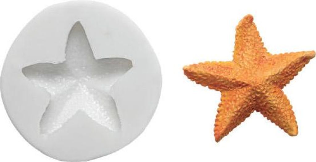Silikonform Seestern 5x5cm