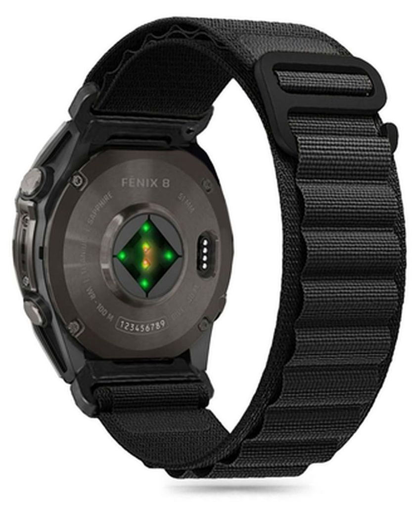 Tech-Protect Nylon Pro Garmin Fenix 5 / 6 / 6 Pro / 7 / 8 (47 Mm) / E Black