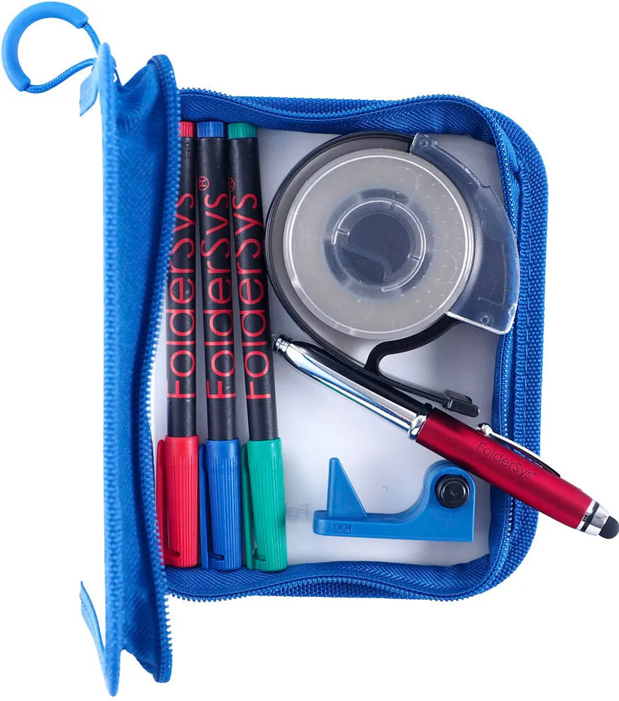 Pochette de rangement zippée format A7 pour petits documents de bureau - 5