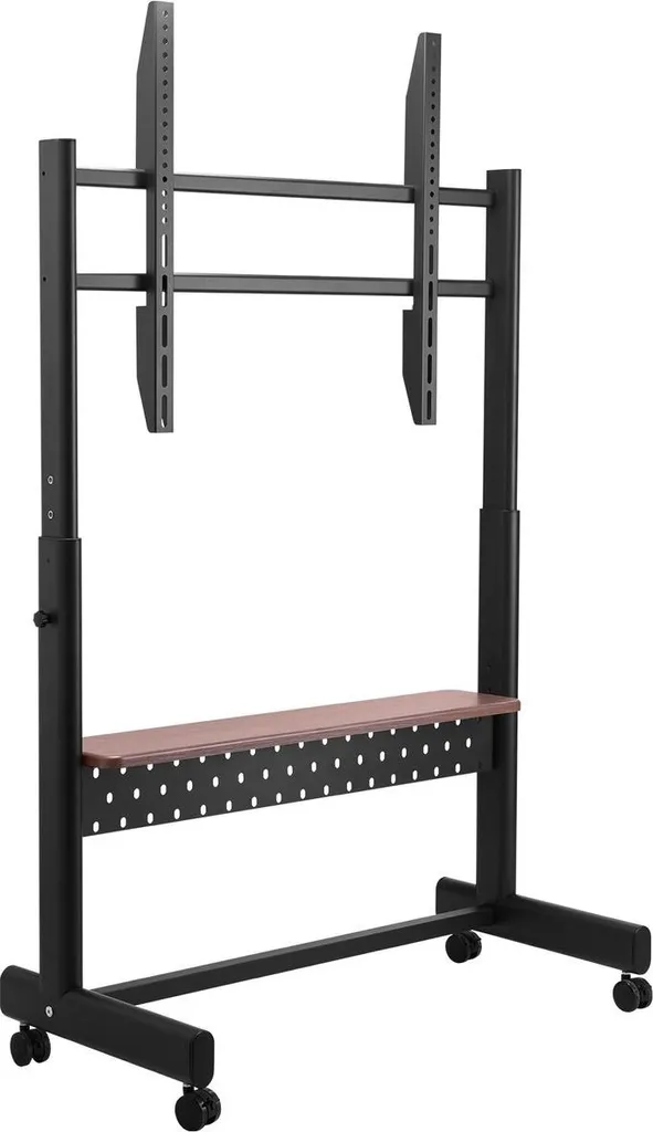 Chariot TV Mobile Professionnel avec Roulettes Freinées pour Max 100"