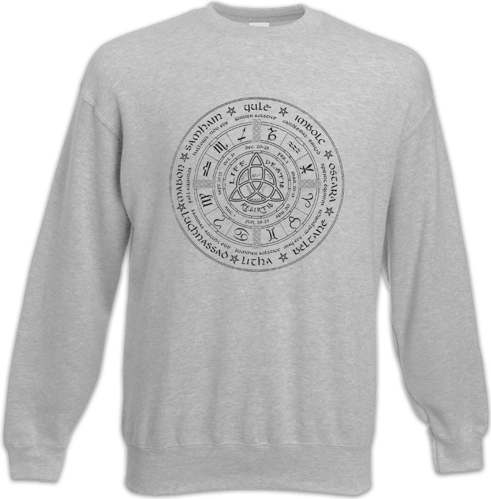 Urban Backwoods Wheel Of The Year Cthulhu, Sweatshirt, Produktbild 