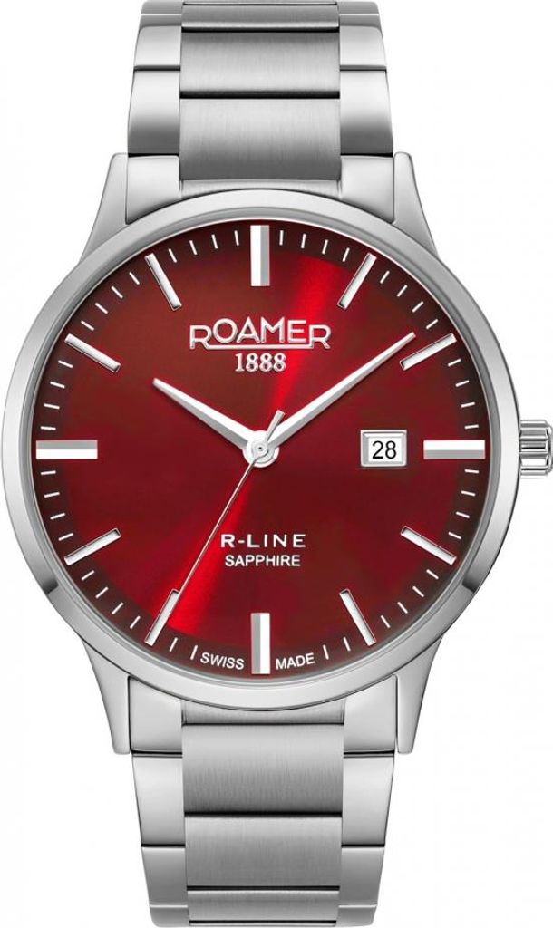 Herrenuhr ROAMER 718833 41 65 70 klassisch in Rot zum Geburtstag