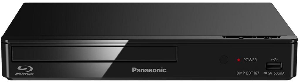 Panasonic DMP-BDT167AG, Full HD, PAL, NTSC, Dolby Digital, Productafbeelding 