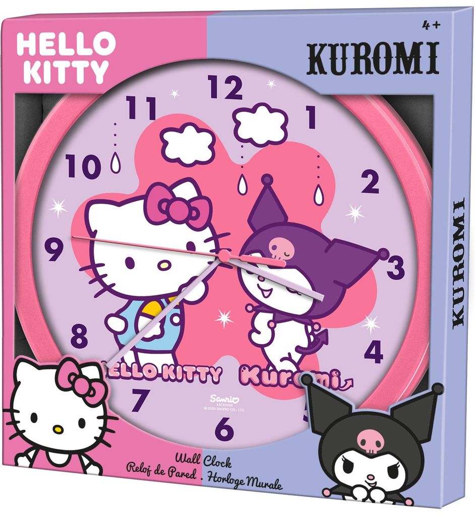 KIDS EUROSWAN Hello Kitty - Wanduhr HK50199 Produktbild 