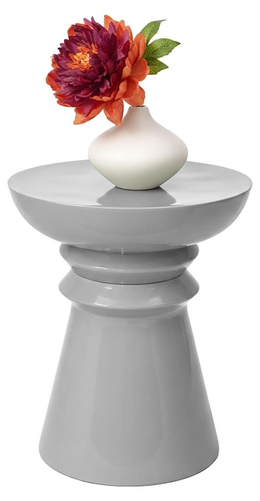 Side Table & Stool, Chess-Piece Design, Versatile Use