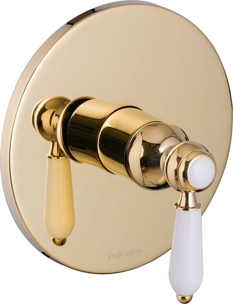 PaulGurkes Unterputz Einhandmischer Gold Keramik ohne Grundkörper