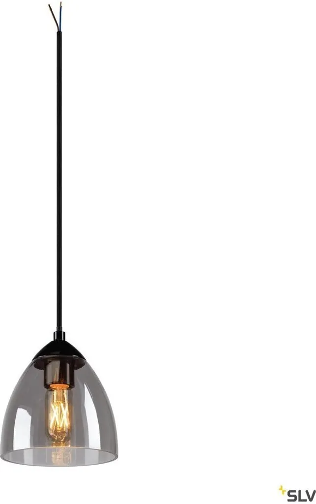Suspension luminaire pour table à manger ou bar PARA CONE GL noir SLV