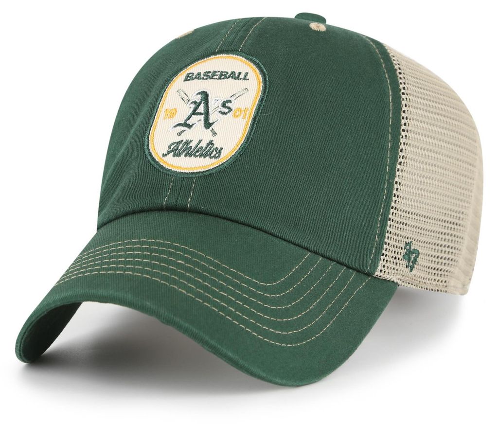 '47 Brand Cap MLB Athletics Crosspatch Mesh '47 CLEAN UP Dark Green