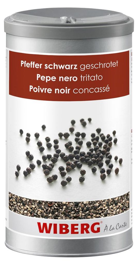 Wiberg Pfeffer schwarz geschrotet aromatische Note Packung Produktbild 