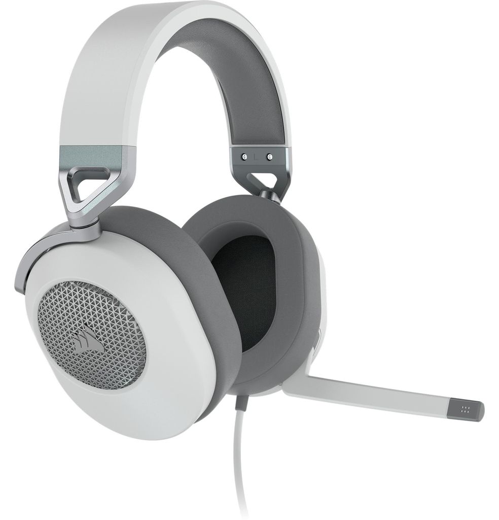 Corsair HS65 SURROUND Headset White Wired Gaming Image du produit 