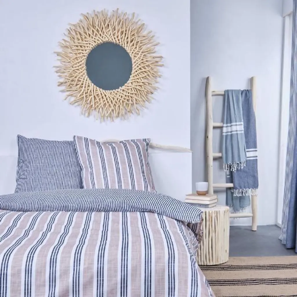 Set di biancheria da letto - OGGI Kargo - 220x240 cm - 2 persone - cotone stampato a righe