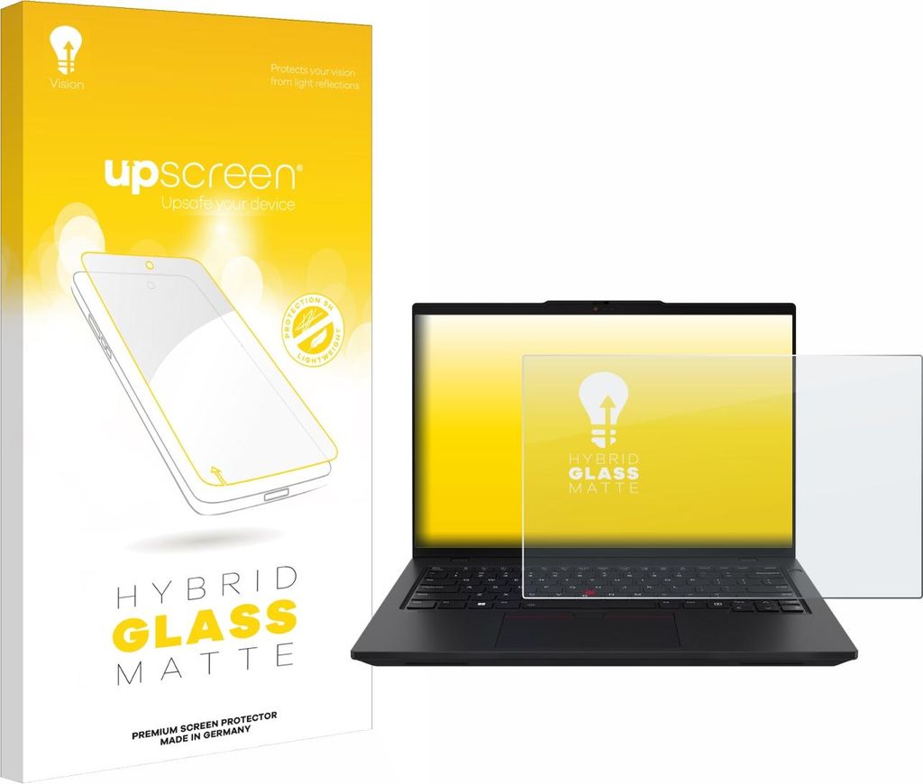 upscreen Entspiegelungs Schutzglas für Lenovo ThinkPad L14 Gen 6 Schutzfolie Panzer Folie Glas Display Schutz matt