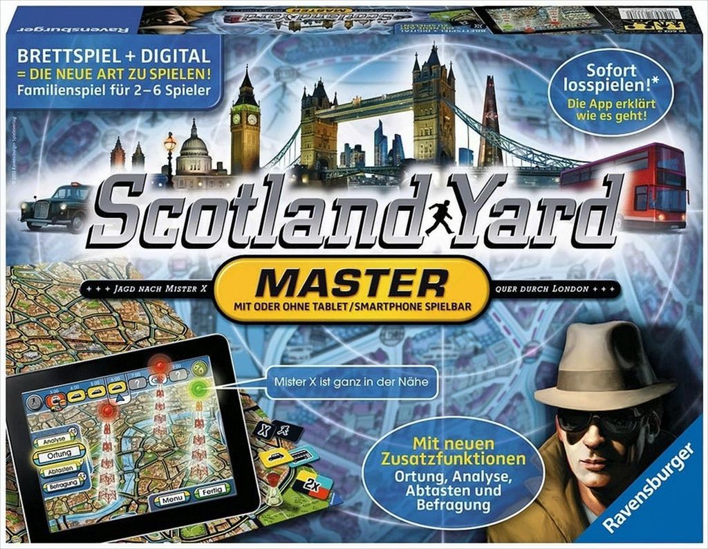 Ravensburger - Scotland Yard Master, 1020-4005556266029 Produktbild 
