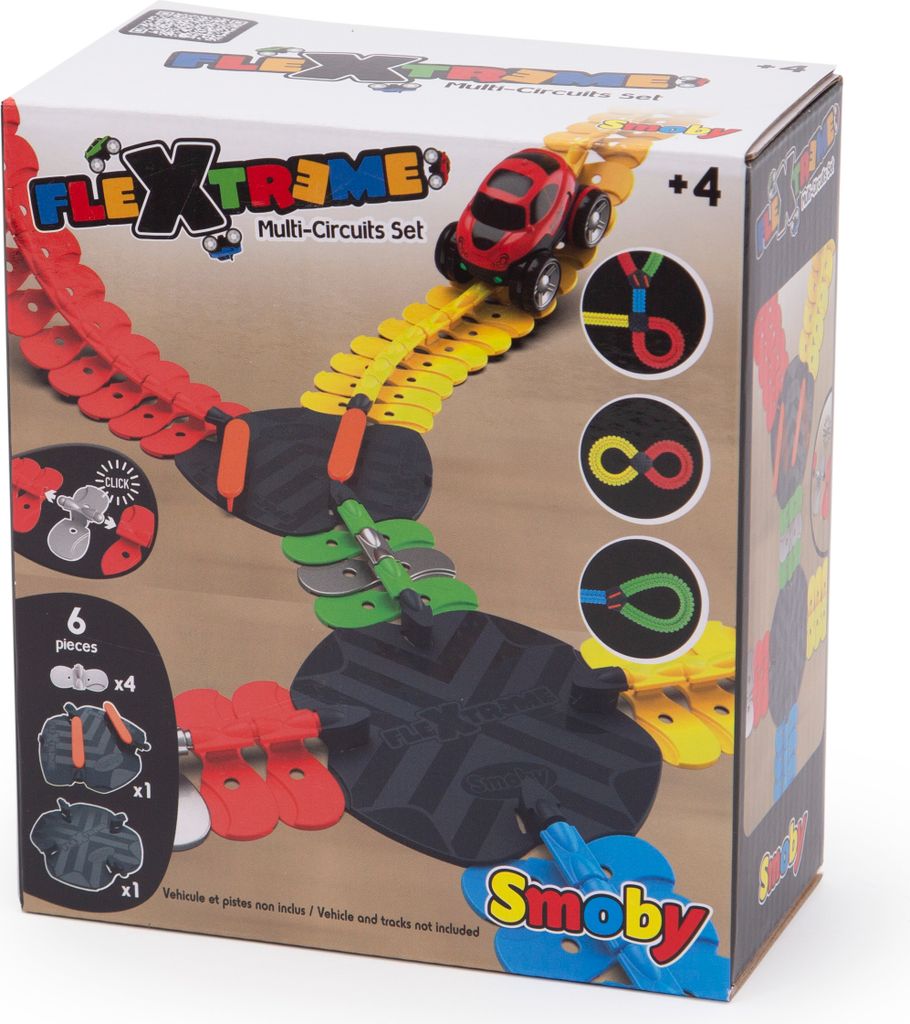 Smoby Flextreme Multi-Strecken Schaltungsset - 6teilig - Produktbild 13