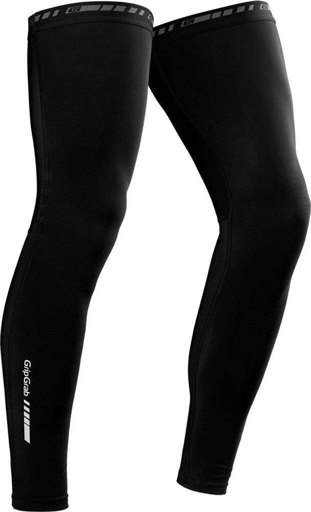 GripGrab Leg Warmers Classic, Kniewärmer, Männlich, Fahrradfahren, Schwarz, M, Maschinenwäsche
