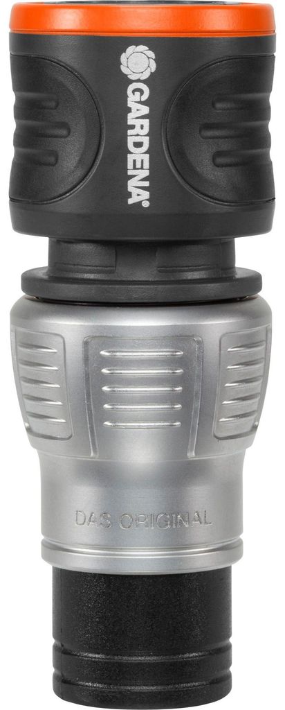 Gardena 18253-50, Schlauchanschluss, Metall, Schwarz, Produktbild 