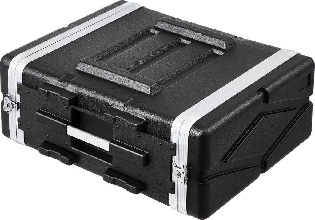 VEVOR 4U-Rack-Gehäuse, 19 Zoll Standardtiefe, Serverschrank mit langlebigem ABS-Griff, robusten Butterfly-Drehverschlüssen, leicht abnehmbaren Vo...