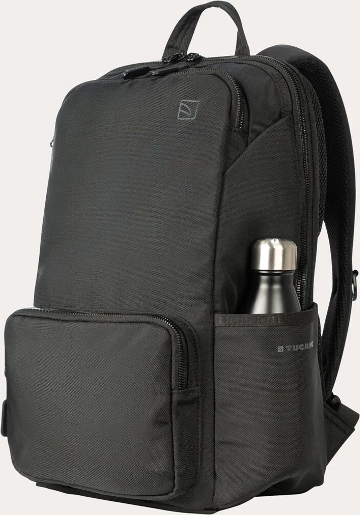 Sac à dos informatique Tucano Terras noir pour ordinateur 16" robuste