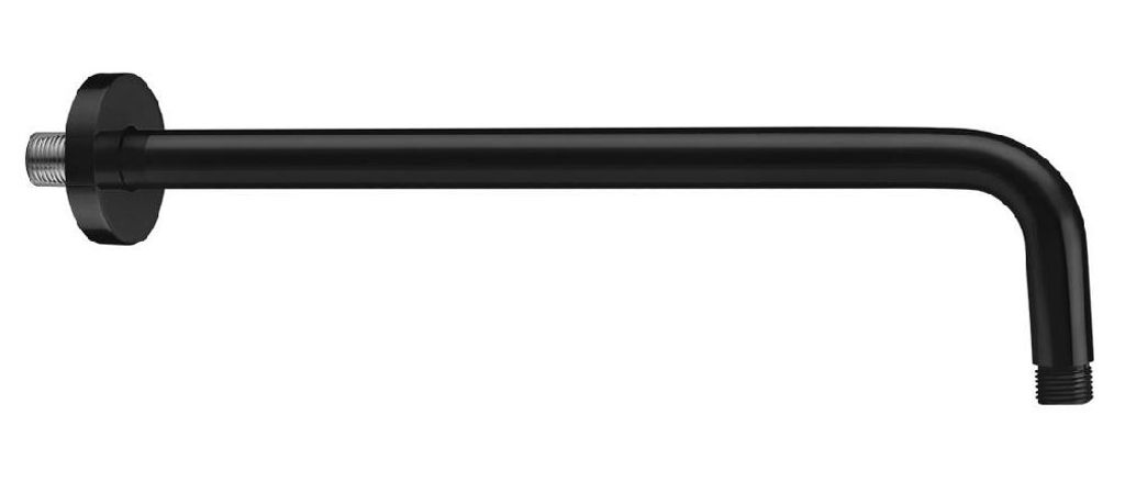 Sapho Duscharm rund, 400mm, Schwarz matt