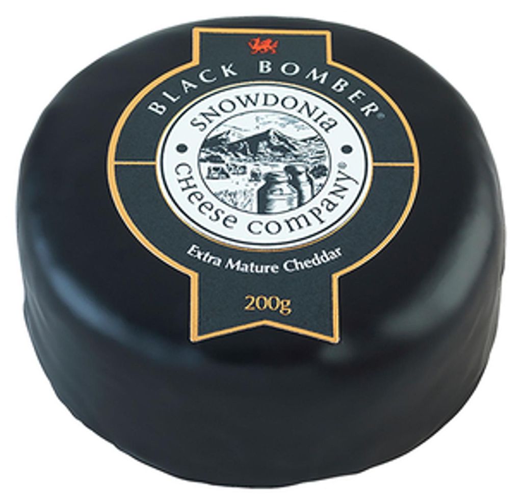 Cheddar Black Bomber, 200 g - Snowdonia Image du produit 
