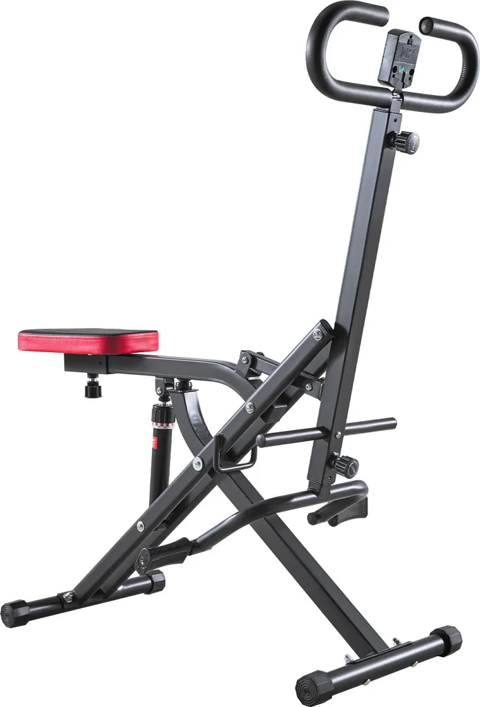 Machine à squats ergonomique pour protéger les genoux et les lombaires