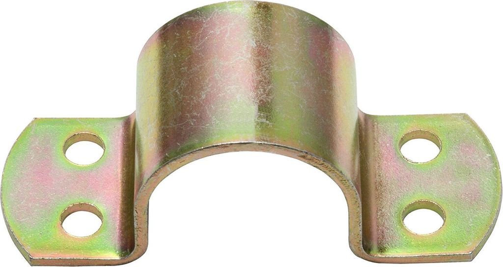 Rohrschelle für Rohr Ø 57 mm 2 1/4"- 10 Stück galvanisch gelb verzinkt