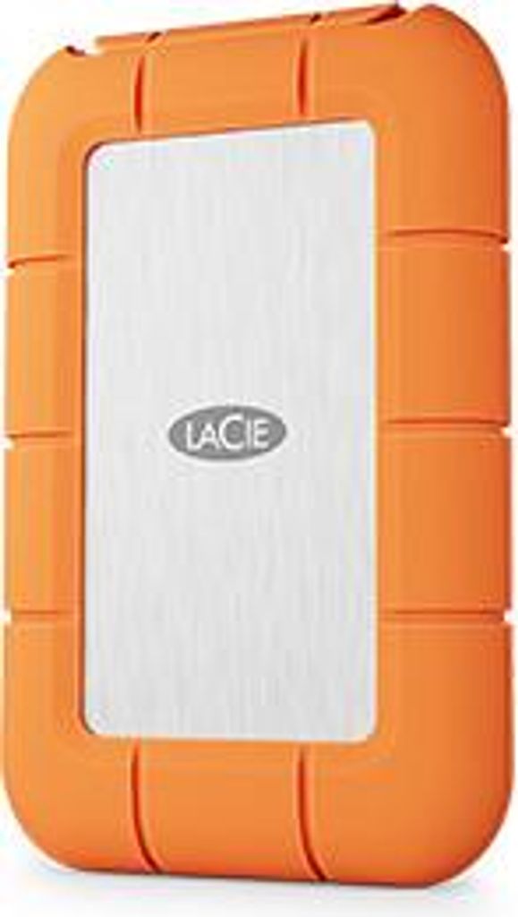 LaCie STND2000400 Externes Solid State Drive Thunderbolt-Technologie 2 TB USB Typ-C USB4 Gen 3x2 Orange, Edelstahl
