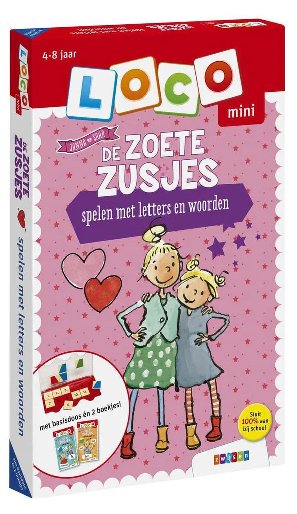 Coffret Mini-Sœurs de Loco : jeu de vocabulaire avec lettres autocorrectives