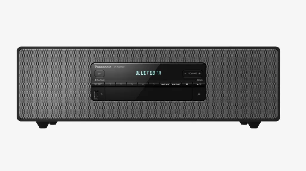 Panasonic SC-DM502E-K 40W Bluetooth DAB+ Radio Compacte en Bois