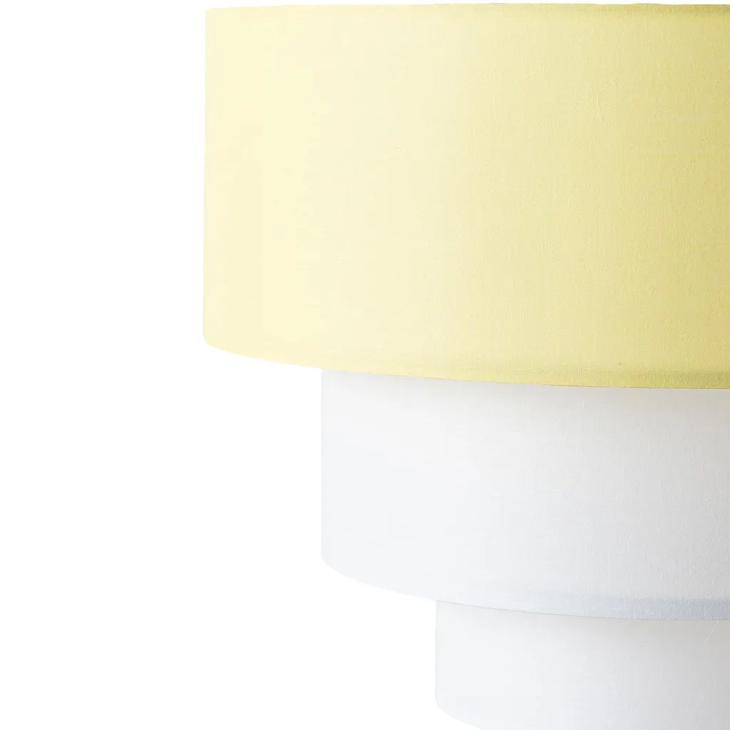 Lampada LEVEL Minimal 3 Livelli - Sospensione Chic Tessuto Ø38cm - 3