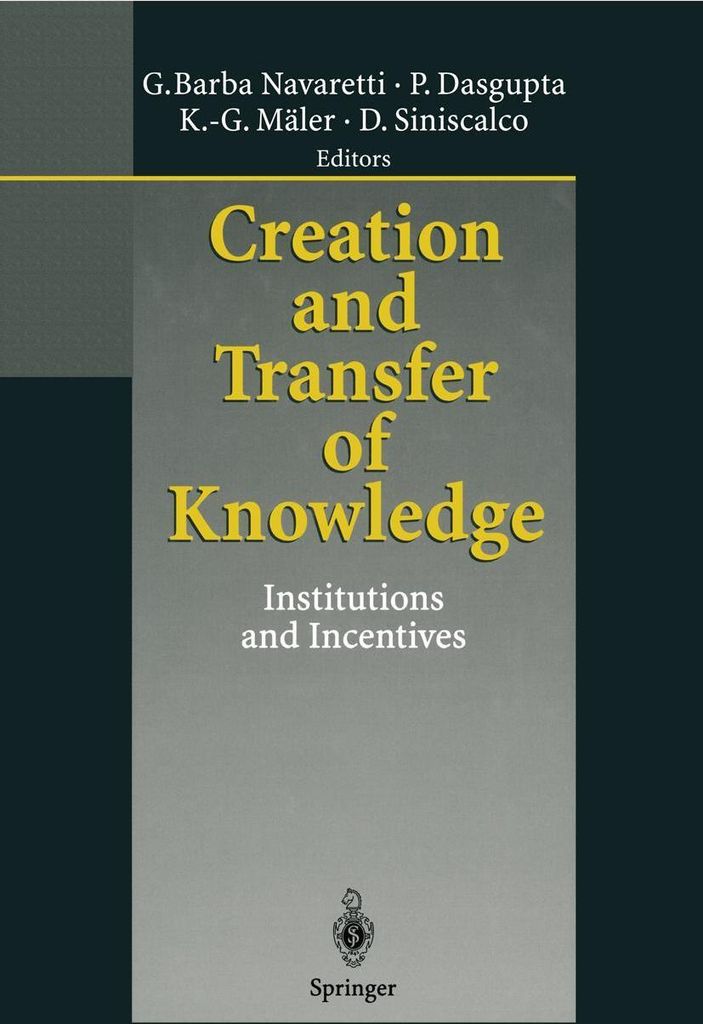 Creation and Transfer of Knowledge