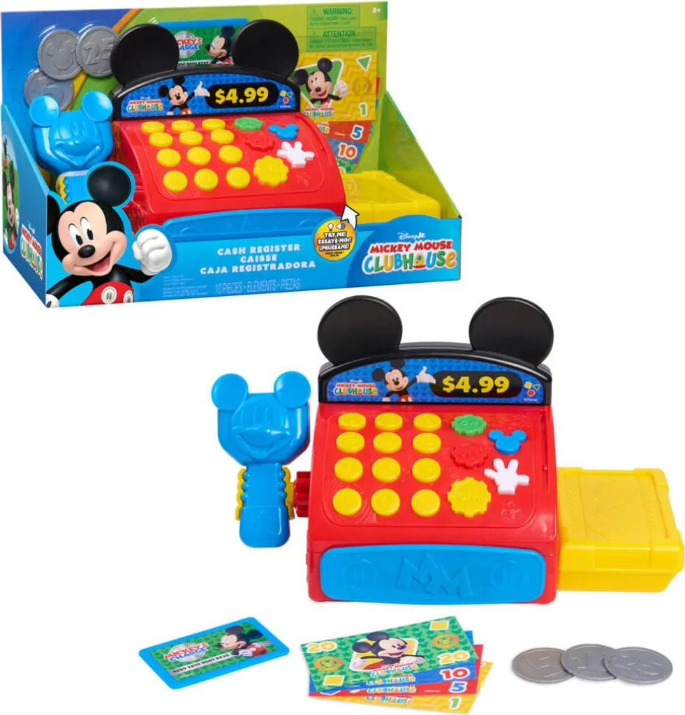 Caisse enregistreuse Disney Mickey Mouse Clubhouse pour enfants - Jouet