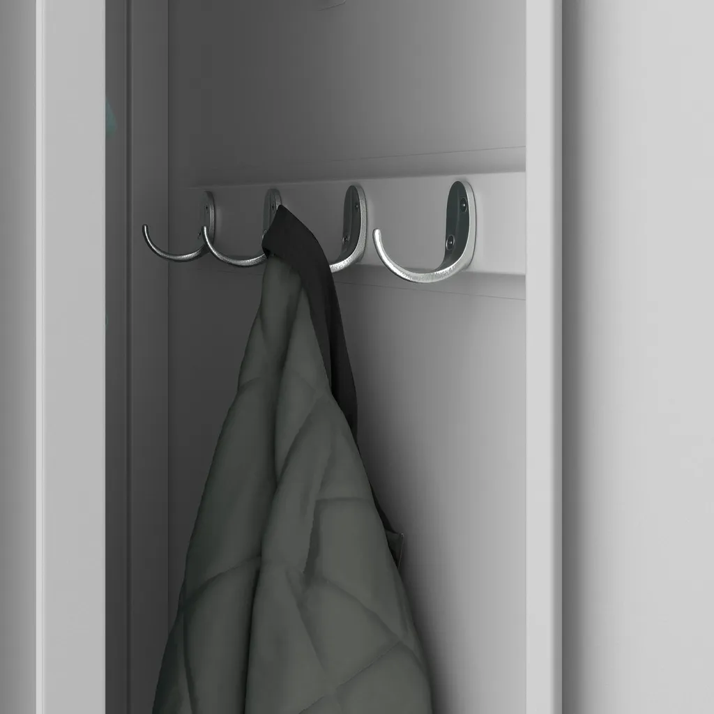 Armoire métallique sécurisée KACPER D600 - Solution rangement gris - 4