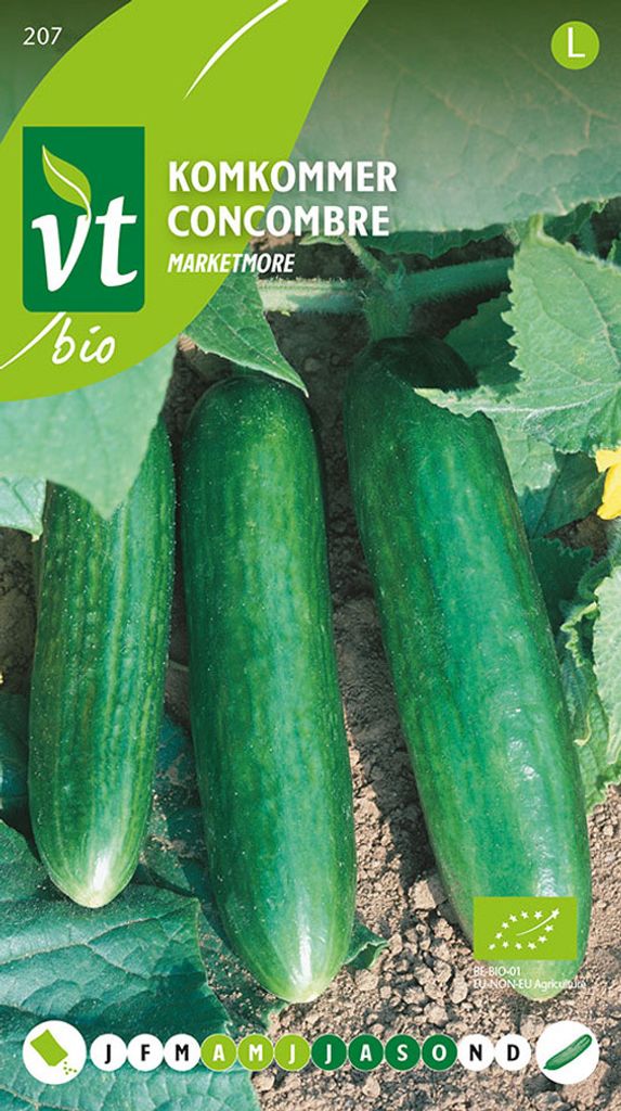 Semená uhorky Marketmore- približne 1 gr | VT_207 Obrázok produktu 