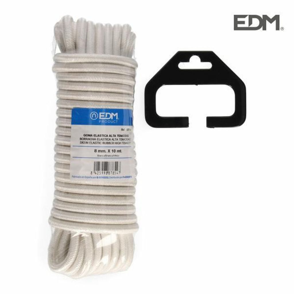 Madeja trenzada EDM 87854 Blanco 10 m