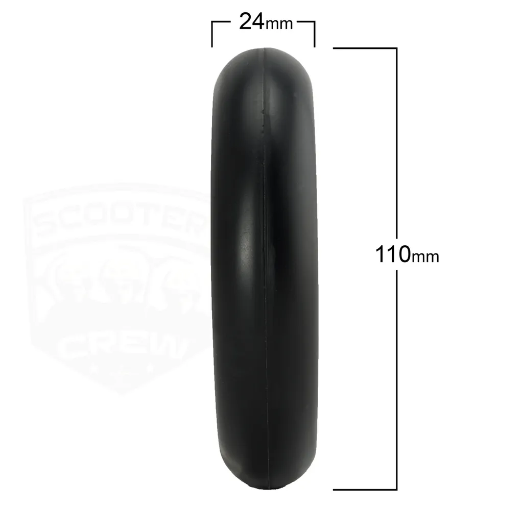 Roues Root Honeycore noir 2-pièces légères pour trottinette Stunt