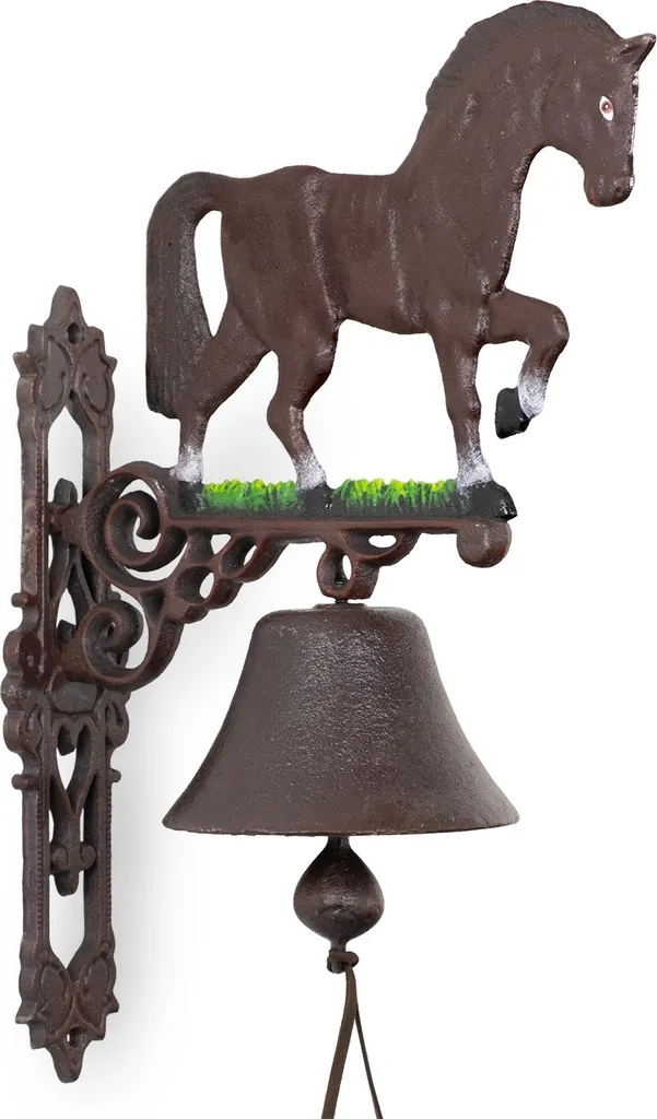 Campanello Porta Retrò in Ghisa - Campana Cavallo Stile Vintage