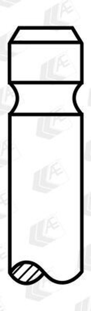 AE V95207 Einlassventil für RENAULT TRUCKS C Ø60mm-Teller Ø11,99mm-Schaft