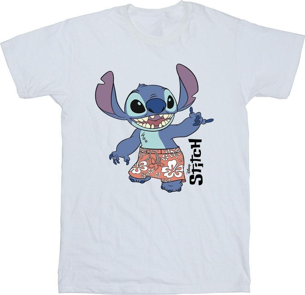 Disney - "Bermuda Shorts" T-Shirt für Herren BI33084 (M) (Weiß)