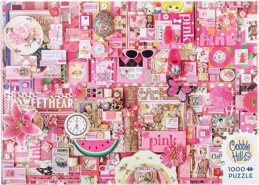 COBBLE HILL Puzzle Rosa 1000 Stü ck