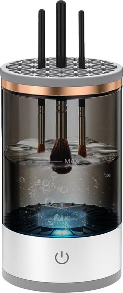 Elektrischer Make-up-Pinselreiniger, wiederaufladbar über USB, 7000 U/min, multifunktional, automatische Kosmetikpinsel-Reinigungsmaschine, Trockn...