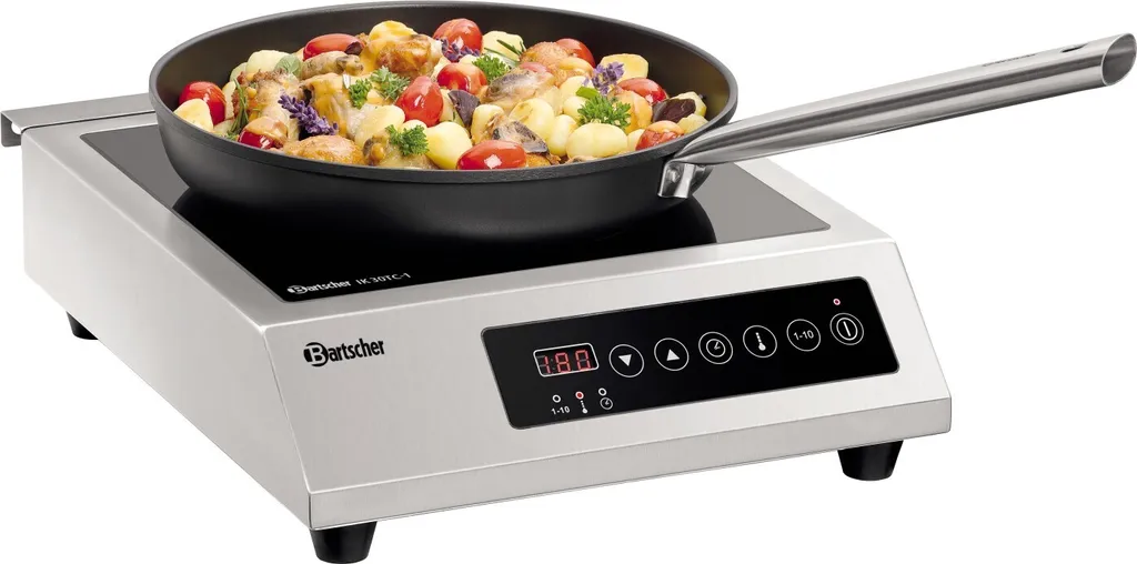 Réchaud induction professionnel Bartscher IK30T-1 pour buffet et CHR