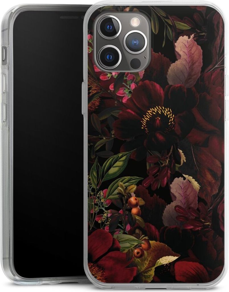 DeinDesign Handyhülle für Apple iPhone 12 Pro Max Silikon Hülle Case Smartphone Schutzhülle Blumen Utart Wiese