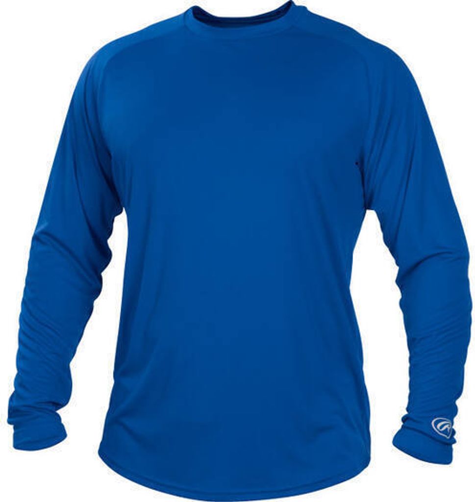 Rawlings LSRT Crew Neck Long Sleeve XL Royal Baseball/Softball Artikel