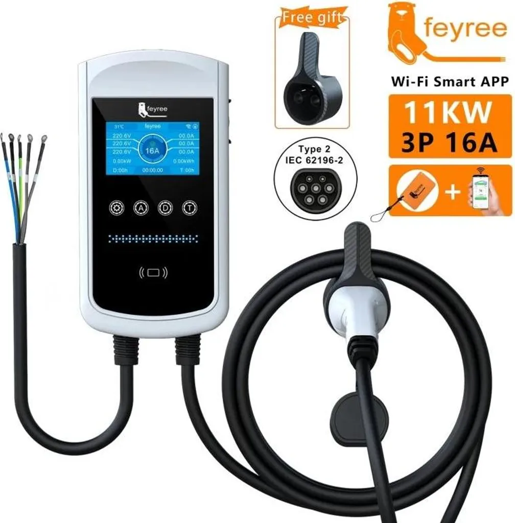 Chargeur EV 11kW avec Protections Multiples et Gestion Smart Triphasé - 2