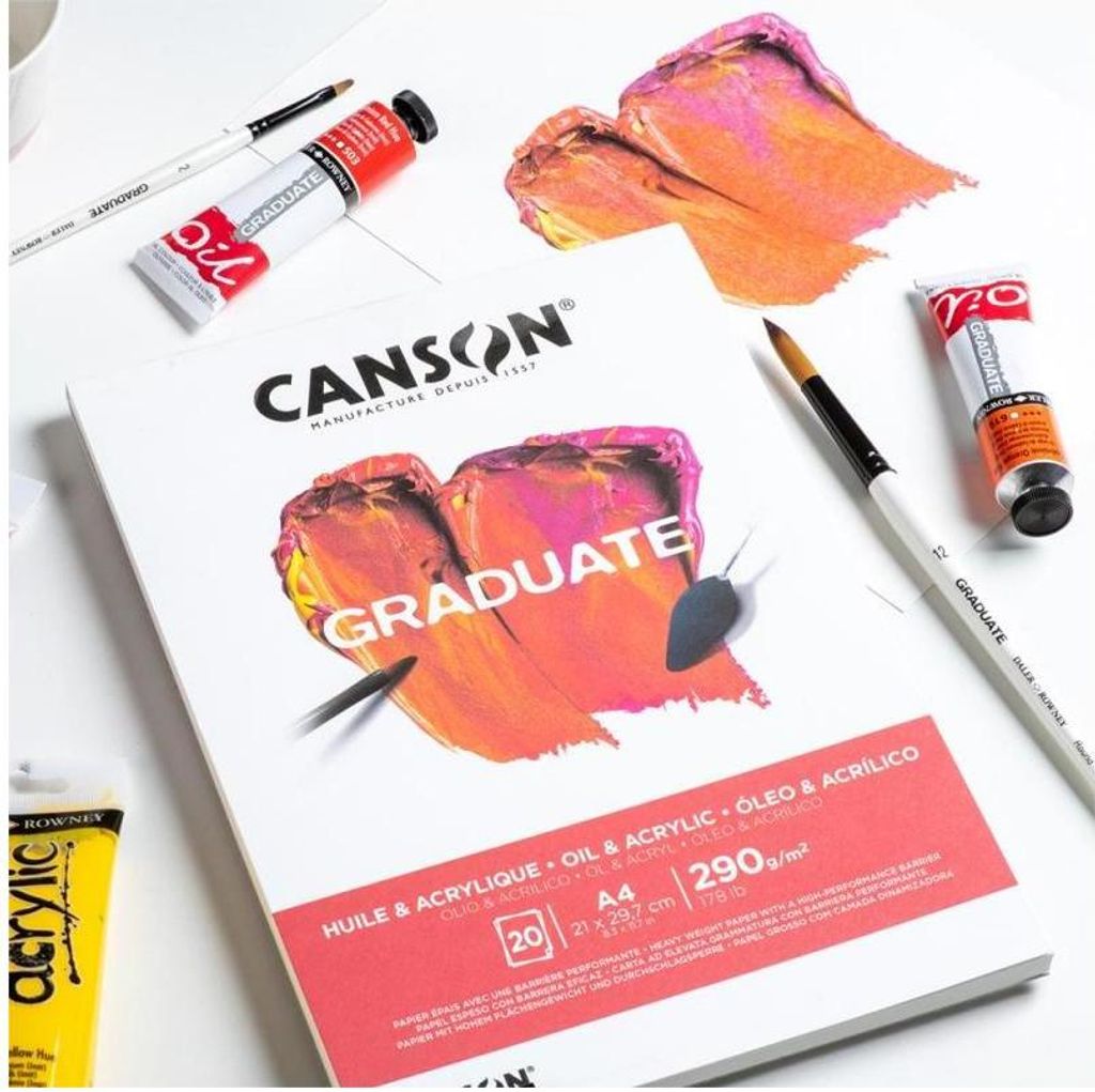 Canson Graduate, Kunstpapier, 290 g/m², 20 Blätter Produktbild 