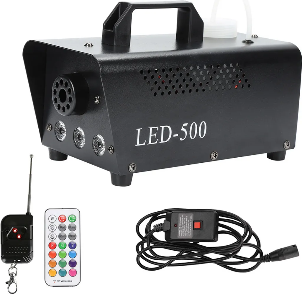 Machine à fumée LED RGB 500W type Fogger pour vos soirées et événements