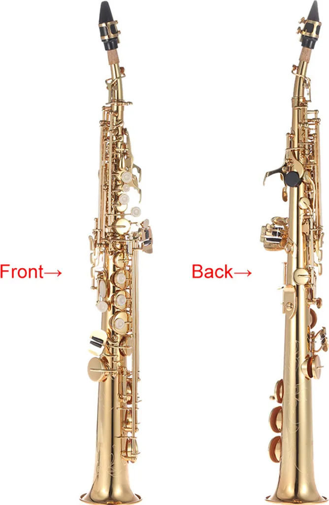 Saxophone Soprano Sib idéal pour l'Apprentissage et Concerts de Jazz