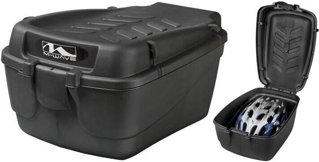 M-Wave Amsterdam Easy Box XL Fahrrad TOPCASE Koffer Box Produktbild 1